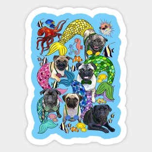 MerPugs Sticker